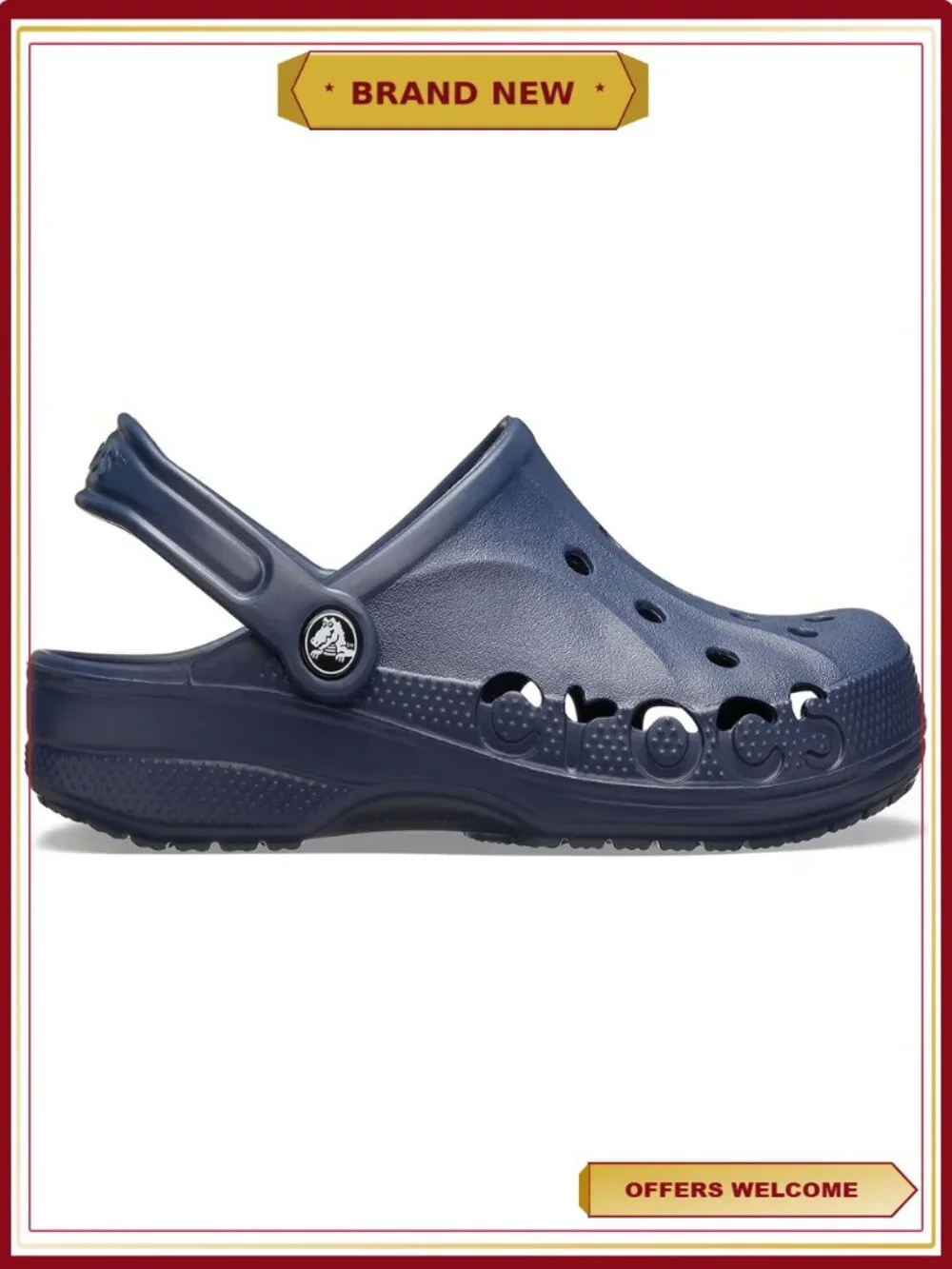 Crocs Baya Clog Lightweight Ventilated Slip-On Shoes for Men